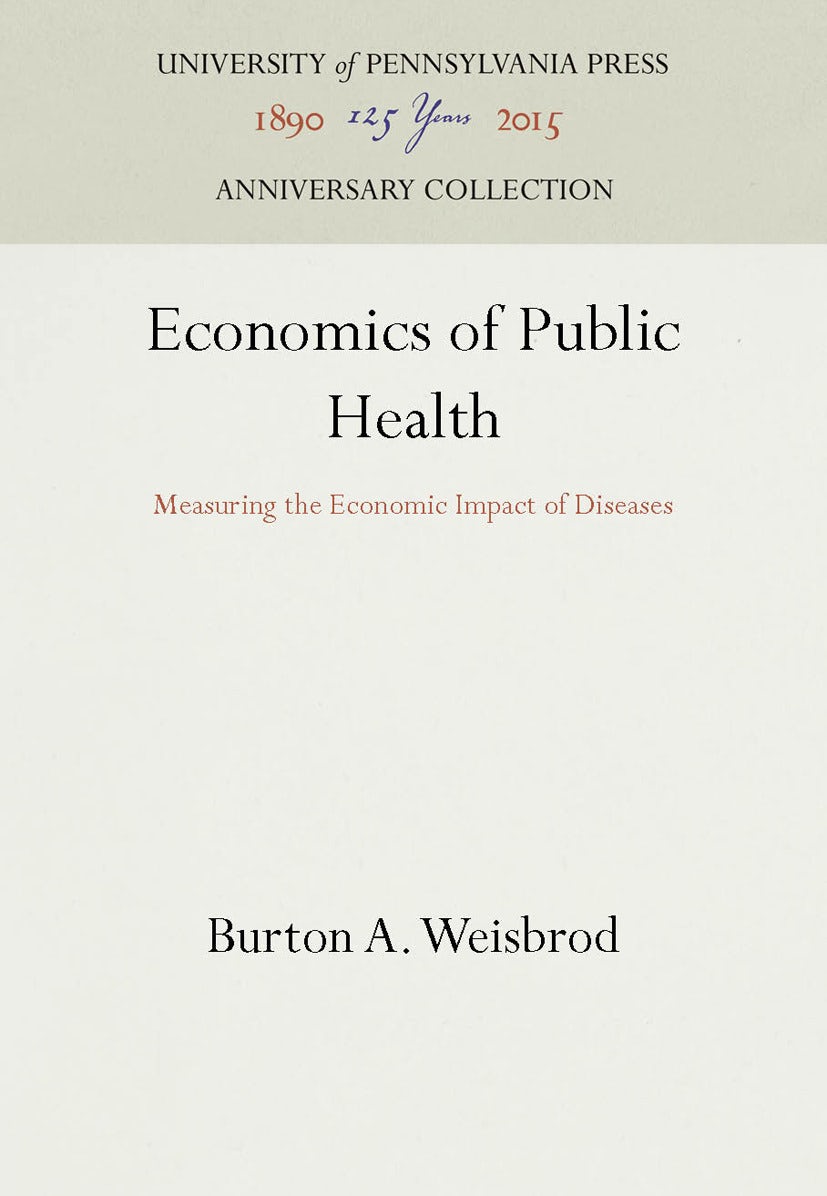 Book cover image for Economics of Public Health ISBN: 9781512808643